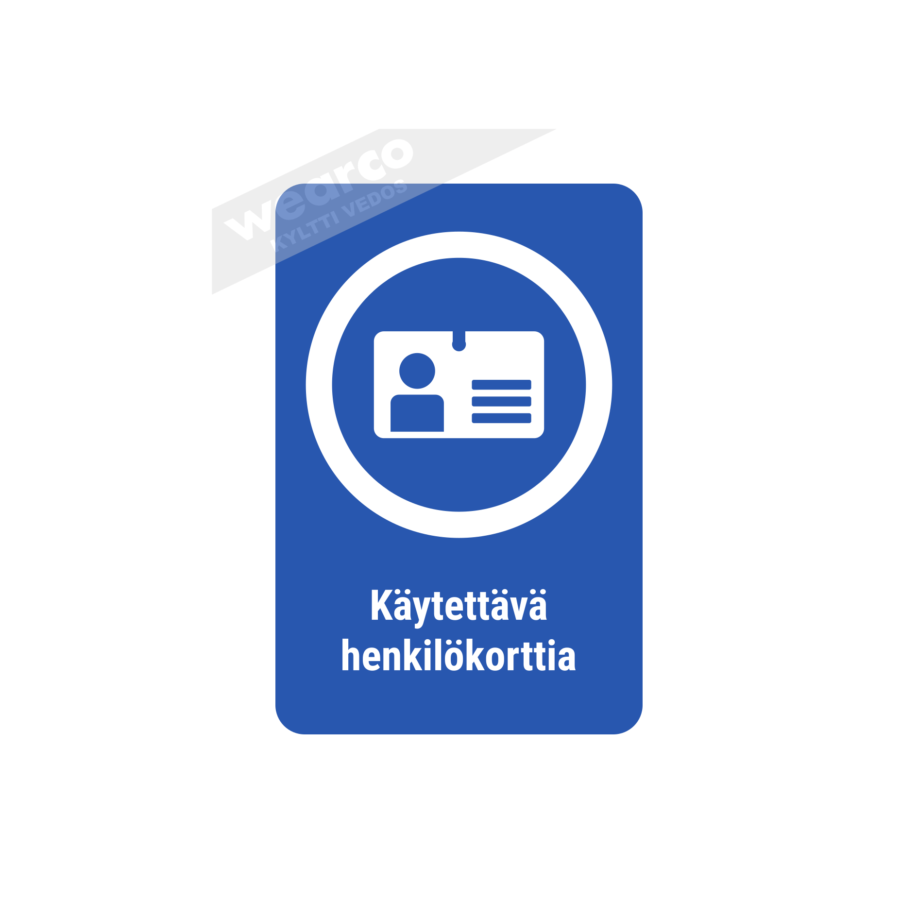 Tuotekuva 1: Käytettävä henkilökorttia